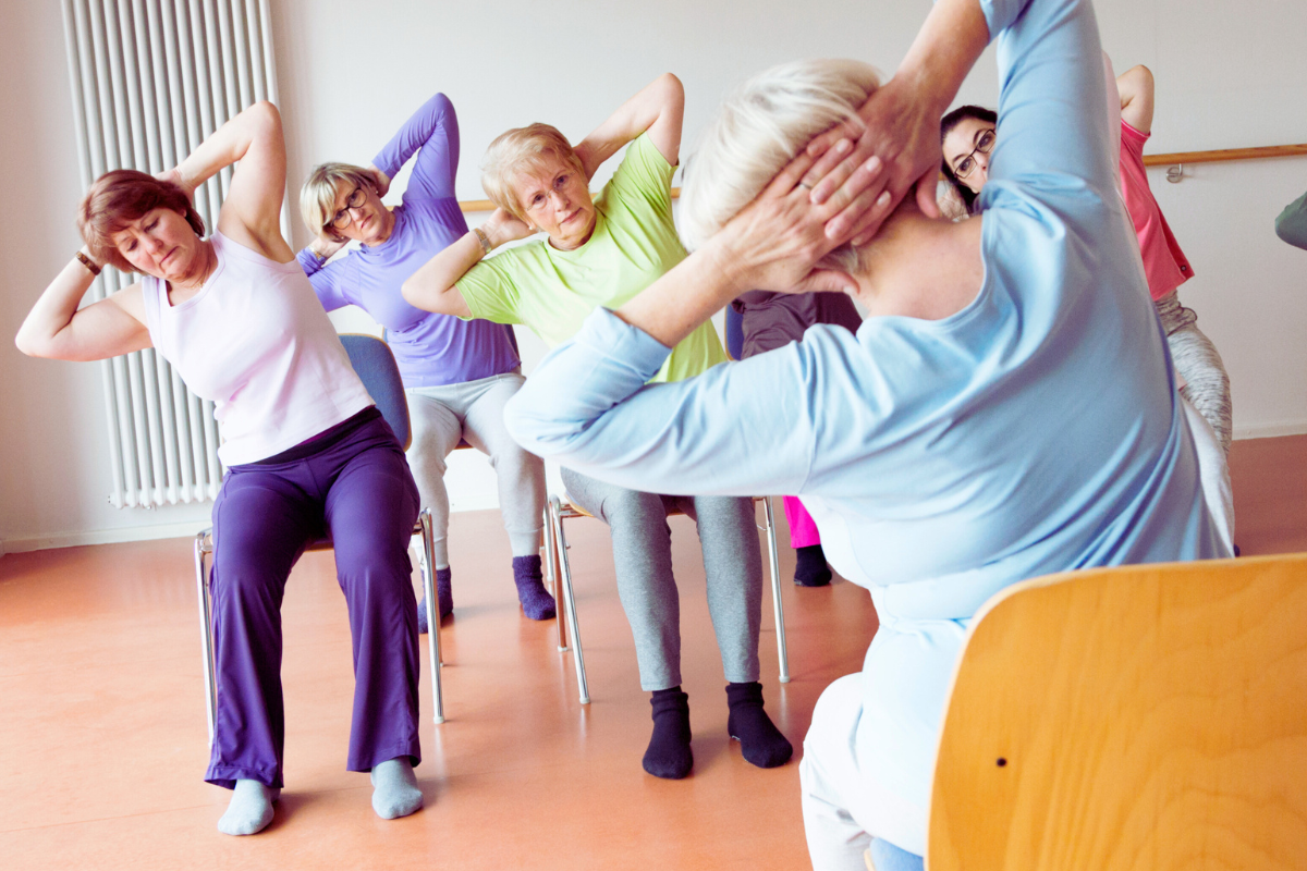 Yoga sur chaise